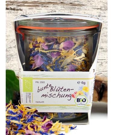 Colorful Organic Flowers in a Jar | Premium Handmade Quality | Eco-Friendly Reusable Giveaway | Plastic-Free Packaging - Buy Online on GoSupps.com