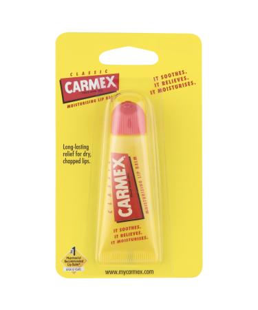 Carmex Original Lip Balm Tube 10 g (Pack of 12) Original 10 g (Pack of 12)