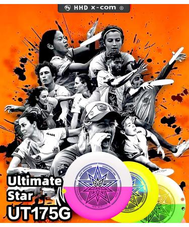 X-Com Ultimate Disc 175g Flying Disc - Championship Level Deluxe Model I WFDF & USAU Approved - New Pure Material - Non-Recycling - 1 Pack with Storage Bag & Stickers - UV Resistant - Buy Online on GoSupps.com