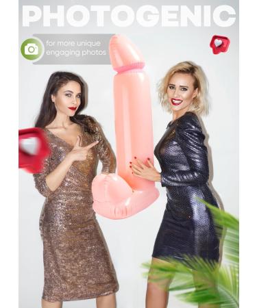 Bachelorette Party Inflatable Pennis Balloon Inflatable Pennis Willy Bachelorette Party Bride Party Decorations Bachelorette Party Pool Games Hens Party Supplies Inflatable Pennis Willy Balloon - Buy Online on GoSupps.com