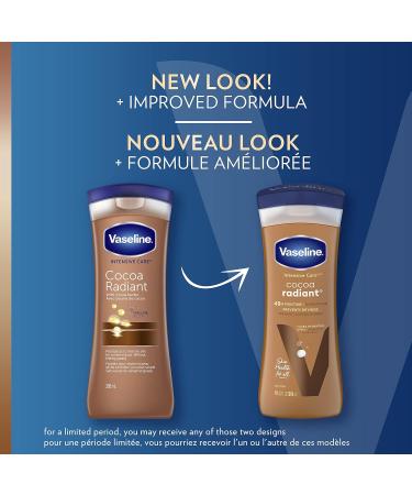 Vaseline Intensive Care Cocoa Radiant Body Lotion for dry skin with 48H moisture + ultra hydrating lipids 295 ml Cocoa Butter - Buy Online on GoSupps.com