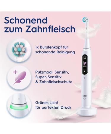 Buy Oral-B IO Series 8 Plus Electric Toothbrush - 3 Extra Brush Heads 6 Cleaning Modes Eco-Friendly Packaging - International Shipping Available - Buy Online on GoSupps.com
