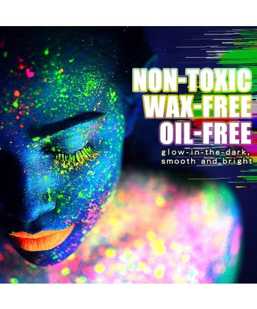  Beteligir Beteligir 6 Colors Water Activated Eyeliner Palette Colorful Liquid Eyeliner Set Neon Face Paint UV Glow Body Paint Gel Eye Set - Buy Online on GoSupps.com