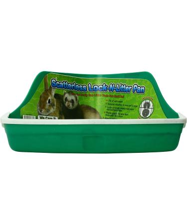 Ware Manufacturing Plastic Scatterless Lock-N-Litter Small Pet Pan - Assorted Colors - Buy Online on GoSupps.com
