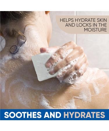 T.Taio Esponjabon Soap Sponge 2-Pack | Mother of Pearl & Oatmeal | Shower Scrubber & Bath Wash | Massage & Lather | Bathroom Accessories - Buy Online on GoSupps.com