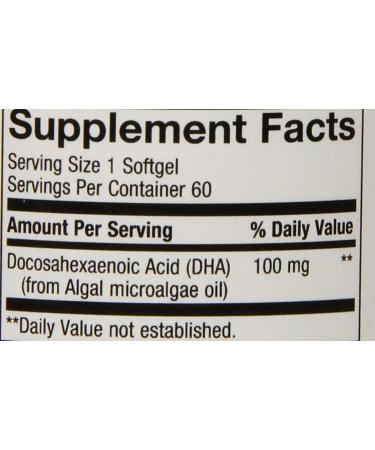 Nature's Way EfaGold Neuromins DHA 100mg - 60 Softgels | Premium Omega-3 Supplement - Buy Online on GoSupps.com