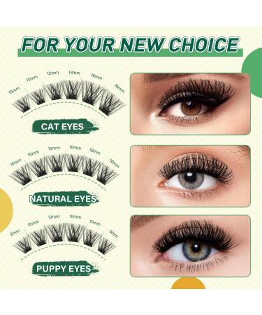 DIY Lash Extension Kit - KEYYOU 144pcs Eyelash Clusters Glue Applicators & More for Perfect DIY Extensions - Fast International Shipping - Buy Online on GoSupps.com