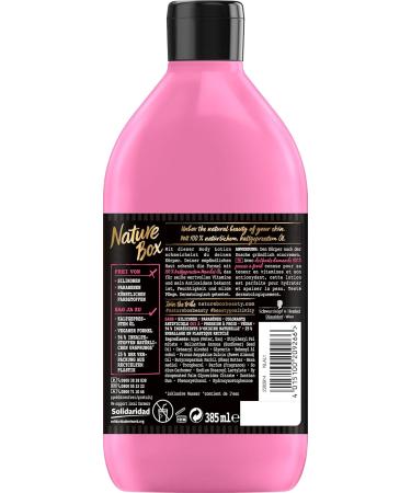 Nature Box Almond Oil Body Lotion (385 ml) - Nourishing Hydration for All Skin Types | Shop Internationally - Buy Online on GoSupps.com
