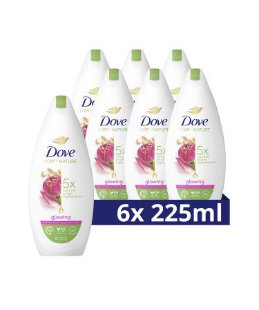 Unilever Benelux Dove Care by Nature Glowing Nourishing Shower Gel with lotus flower extract and rice water 6 x 225 ml Value pack