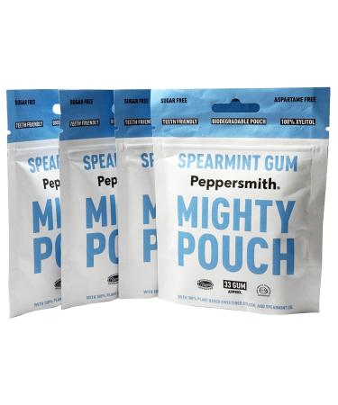 4 x Peppersmith English Peppermint Xylitol Gum 50g Mighty Box
