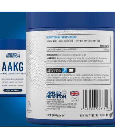 Applied Nutrition Aakg 300G - Buy Online on GoSupps.com