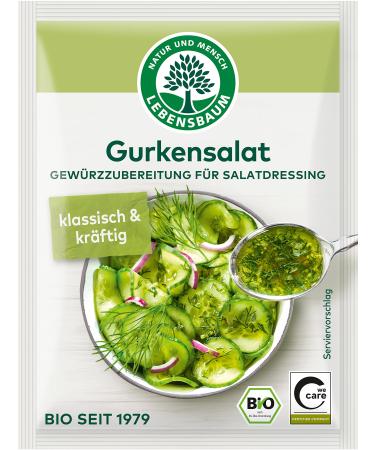 Lebensbaum Organic Salad Dressing Cucumber Salad (6 x 15 gr)