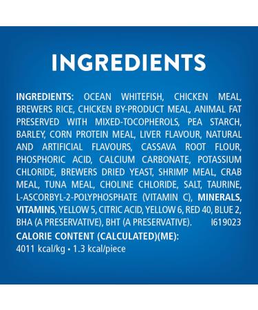 Friskies Party Mix Cat Treats Ocean Crunch with Real Ocean Whitefish - 454 g Cannister (1 Pack) 454 g (Pack of 1) - Buy Online on GoSupps.com