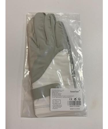 Newellsail Women's UV Sun Protection Full Finger Touchscreen Bicycle Gloves - Slipproof Summer Gloves for Outdoor Golf & Fishing (Gray White) - Buy Online on GoSupps.com
