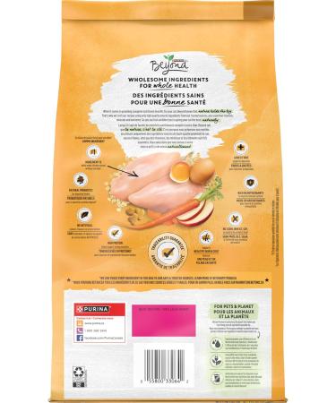 Beyond Simply Natural Dry Cat Food Farm-Raised Chicken & Whole Oat Meal - 1.36 kg Bag 1.36 kg (Pack of 1) - Buy Online on GoSupps.com