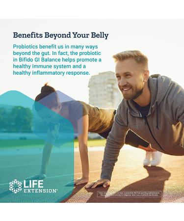 Life Extension Bifido GI Balance - 60 Vegetarian Capsules for Digestive Health - Buy Online on GoSupps.com
