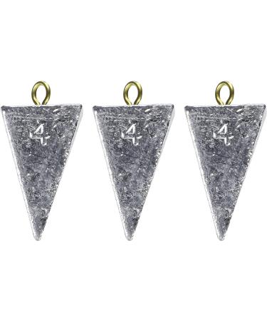 Bulk Pack of 3 - 5oz Pyramid Fishing Sinkers by Bullet Weights - Buy Online on GoSupps.com
