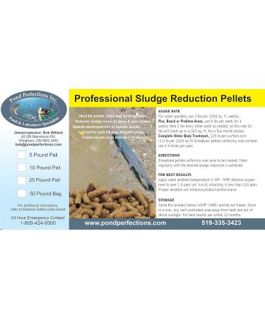 Pond Perfections Sludge Reduction Pellets 10lbs Natural Muck Remover for Ponds and Lakes 10 LBS - Buy Online on GoSupps.com