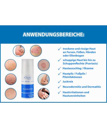 Blueline Creme Lotion - Effective Treatment for Skin Fungus Athlete's Foot Eczema & Psoriasis | 100ml Body Lotion for Dry & Itchy Skin - Buy Online on GoSupps.com