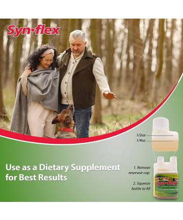 Synflex Liquid Glucosamine Original Formula with Chondroitin, Vitamins & Minerals - Berry Flavor | Joint & Cartilage Support Drink Supplement for Men & Women - 32 Day Supply - Buy Online on GoSupps.com