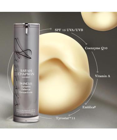 Buy Sarah Chapman Skinesis Dynamic Defence Concentrate SPF15 Anti-Aging Cream 40ml - Shop Internationally for Luxury Skincare - Buy Online on GoSupps.com