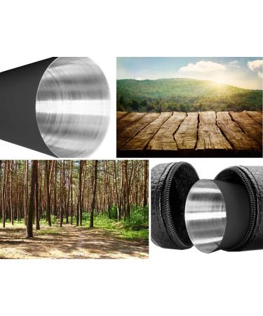 Outdoor SAXX 5-Part Stainless Steel Drinking Cup Set | Metal Schnapps Cups with Leather Bag | Ideal Flat Man Accessories in Black - Buy Online on GoSupps.com