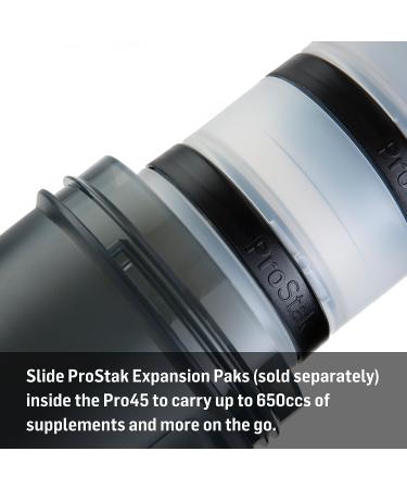 BlenderBottle Pro45 Extra Large Shaker Bottle 45oz - Grey/Blue - Buy Online on GoSupps.com