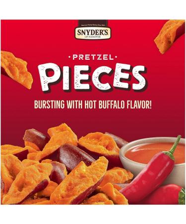 Snyder s Pretzel Pieces Hot Buffalo Wings - Crunchy & Savoury Snacks Multipack - 8 Bags x 141 grams - Buy Online on GoSupps.com