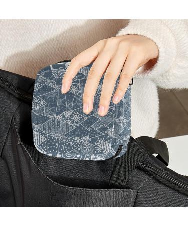 Christmas Tree Sanitary Napkin Storage Bag Menstrual Pad Bag Portable Menstrual Period Sanitary Pouch Zipper Tampons Collect Bags for Teen Girls Women Ladies Color 3 - Buy Online on GoSupps.com