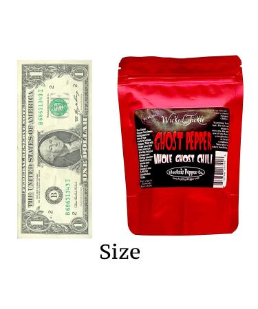 5 Whole Ghost Pepper Dried Seed Pods + 2 Free - Super Hot Wicked Tickle - Buy Online on GoSupps.com