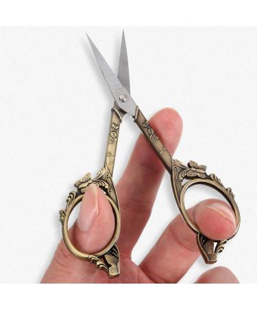 Buy Reusable Stainless Steel Eyebrow Scissors - Multi-Function Beauty Accessory for Eyebrows & Nose Hair | International Shipping Available - Buy Online on GoSupps.com