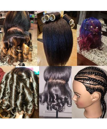 Real Hair Training Head Puppet for Shop Window Display - 100% Realistic Doll with Free Clamp (C14) - Buy Online on GoSupps.com