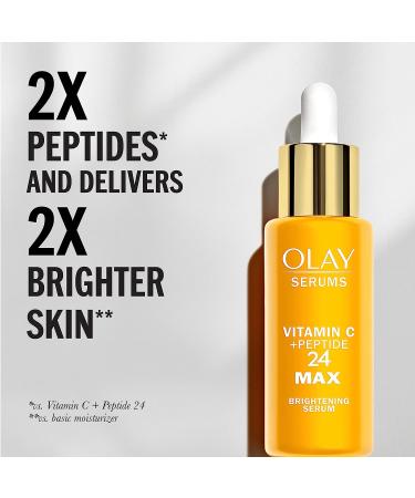 Olay Vitamin C + Peptide MAX Brightening Serum - Illuminate Your Skin - Buy Online on GoSupps.com