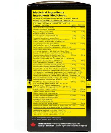 Pharmafreak Test Freak 2.0 - 180 ct New and Improved Version - Ultimate Test Booster - Shown to Improve Performance Energy Sleep Strength and Boost Testosterone - Buy Online on GoSupps.com
