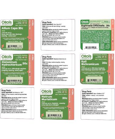 OLLOIS Allergy OlloKit - Natural Relief with 5 Tubes - Buy Online on GoSupps.com