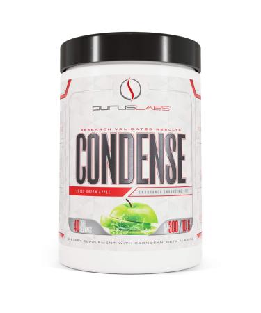 Purus Labs Condense Crisp Green Apple Endurance Enhancing Pre-Workout Powder – Caffeine for Energy – Beta-Alanine – Great Pumps – Clean Energy – Nitric Oxide Boosting – Zero Dyes – Full 40 servs Crisp Apple