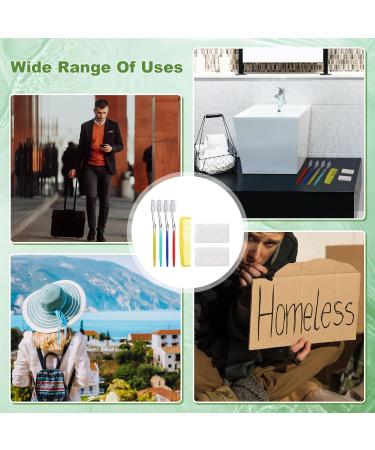 Bulk Disposable Travel Hygiene Kits - 200 Pack | Individually Wrapped Toothbrushes Combs & Mini Soaps for Hotels & Charities - Buy Online on GoSupps.com