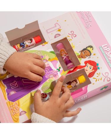 Buy Lip Smacker Disney Princess Holiday 12 pc Advent Calendar | Best Lip Balm & Makeup Set for Girls - International Shipping Available - Buy Online on GoSupps.com