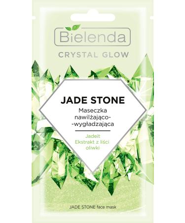 Bielenda Crystal Glow Jade Stone Masque Hydratant-Lissage 8G Pierre de jade
