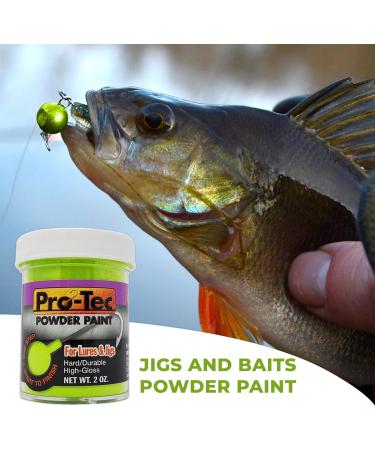 Lurwind Pro-Tec Powder Paint Kit for Fishing Lures - Black/Green Chartreuse/Hot Pink 2oz 3 Pack - Buy Online on GoSupps.com