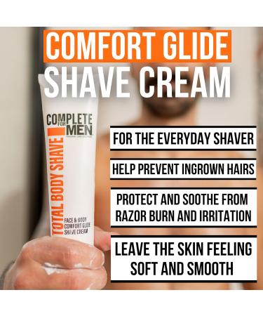 Sensitive Skin Shaving Cream for Men | Irritation-Free Face & Body Glide | Protect Against Razor Burn - Everyday Comfort - Buy Online on GoSupps.com