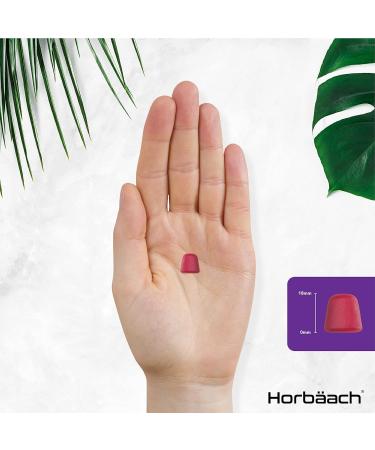 Biotin Gummies 10,000mcg - 90 Vegan Vitamins for Hair Growth & Skin Health - Natural Strawberry Flavour - No Artificial Flavours or Sweeteners | Horbaach - Buy Online on GoSupps.com