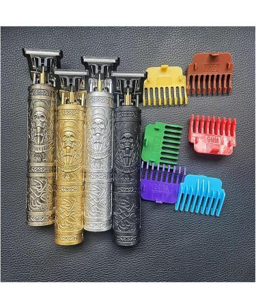 Razors T9 Barber Set - Retro Skeleton Design Long Battery Life & USB Charging - Perfect Gift in Silvery Color - Buy Online on GoSupps.com