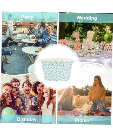 HOMSFOU 100 Pcs Cake Cups Baking Cake Cup Baking Cup Wraps Paper Dessert Liners Paper Muffin Wedding Cupcake Liners Mini Cupcake Liners Crayon Greaseproof Paper Round Container Baby 7.5X7.5X4CMx2pcs Greyx2pcs - Buy Online on GoSupps.com