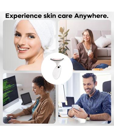 Red Light Therapy for Face | 7 Color LED Facial Wand | Home Skin Care & Blue Light Massager Tool for Neck - Buy Online on GoSupps.com