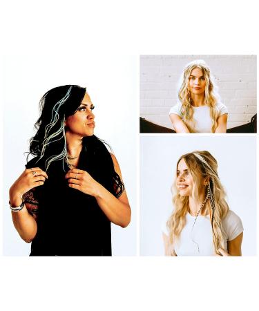 Natural Color Hair Feathers for Extension DIY Kit - 21 Feathers 9-14 Long - Eye-Catching Design - 100% Real Rooster Feathers - Professional Grade - Buy Online on GoSupps.com