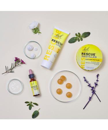 Rescue Remedy Orange & Elderflower Pastilles 50g - Alcohol-Free for Emotional Wellbeing | Travel Friendly - Buy Online on GoSupps.com