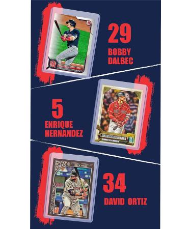Boston Red Sox Baseball Cards: Alex Verdugo  Rafael Devers  Xander Bogaerts  J.D. martinez  Trevor Story  Bobby Dalbec  Enrique Hernandez  David Ortiz ASSORTED Trading Card and Wristbands Bundle - Buy Online on GoSupps.com
