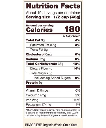 Bob's Red Mill Organic Extra Thick Rolled Oats - Whole Grain 32 oz (907g) - Buy Online on GoSupps.com