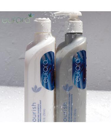 Eufora Nourish Hydrating Shampoo & Moisture Solution Conditioner Set - 16.9 oz/500ml - Buy Online on GoSupps.com